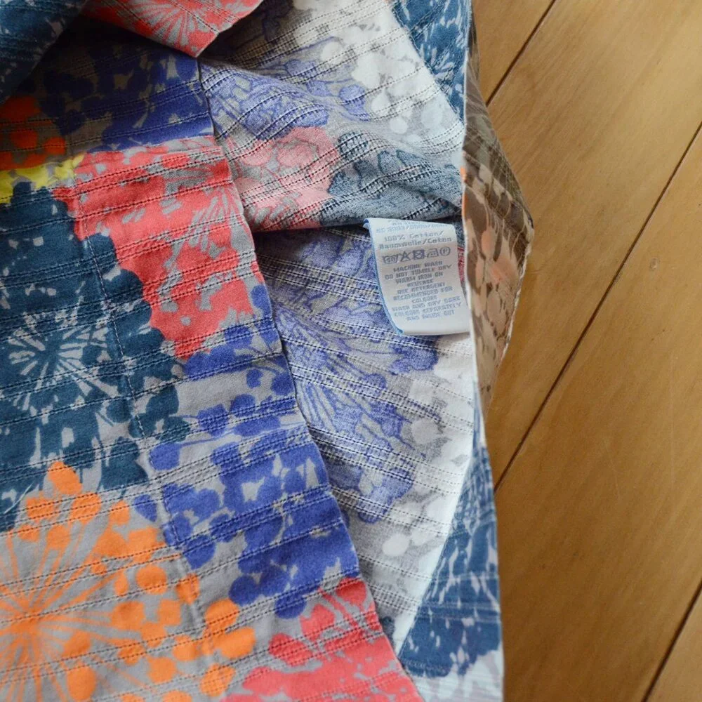 Boden Dress Womens 2R Floral Bold Cap Sleeve Lightweight Blue Yellow Red Orange - Picture 7 of 12